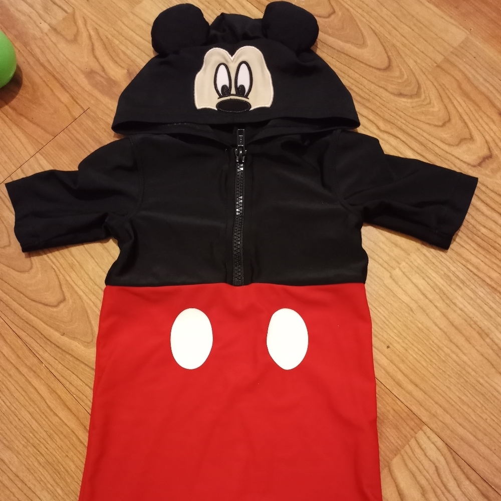 Mickey Mouse Rash guard swim suit